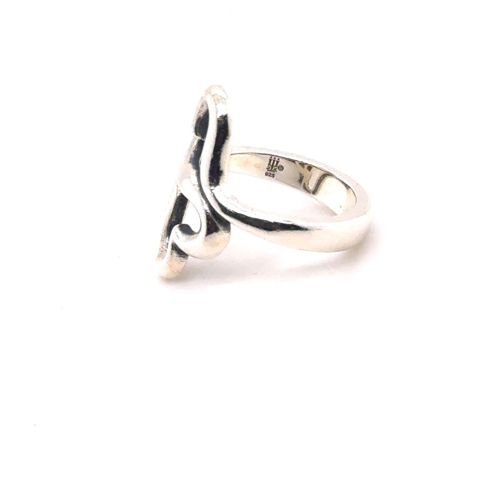 James Avery Heart to Heart Ring Sterling Silver 925 Size 5.5 - Picture 7 of 9